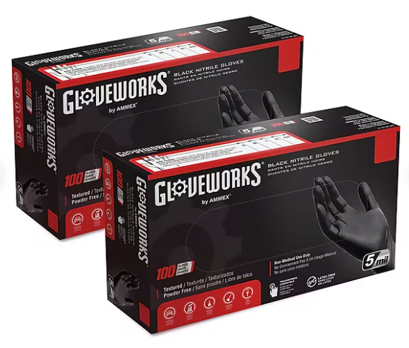 Disposable Blue Nitrile Gloves