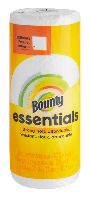 Bounty Essentials 2-Ply Paper Towel Roll 30/Case