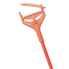 Plastic Speed Change Mop Handle, Fiberglass, 57", Safety Orange