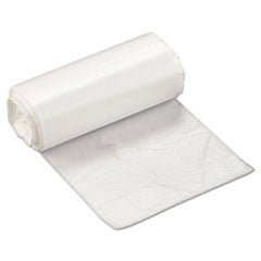 High-Density Can Liner, 17 x 18, 4-Gallon, 6 Micron, Clear, 50/Roll