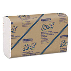 SCOTT Multifold Paper Towels, 9 1/5 x 9 2/5, White